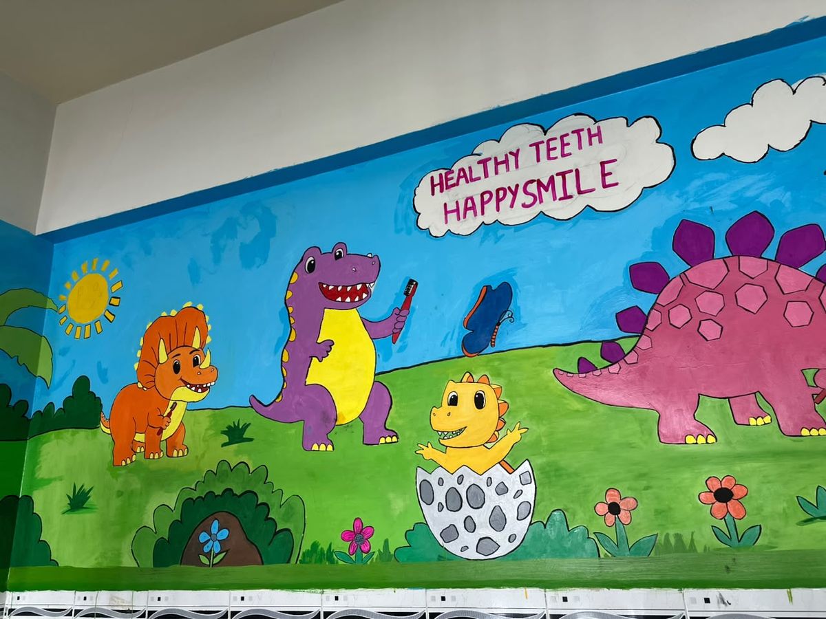 Glove and mask art competition conducted by the Department of Pediatric and Preventive Dentistry