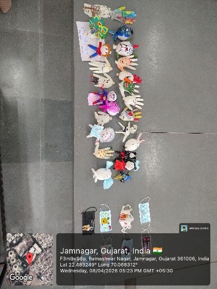 Glove and mask art competition conducted by the Department