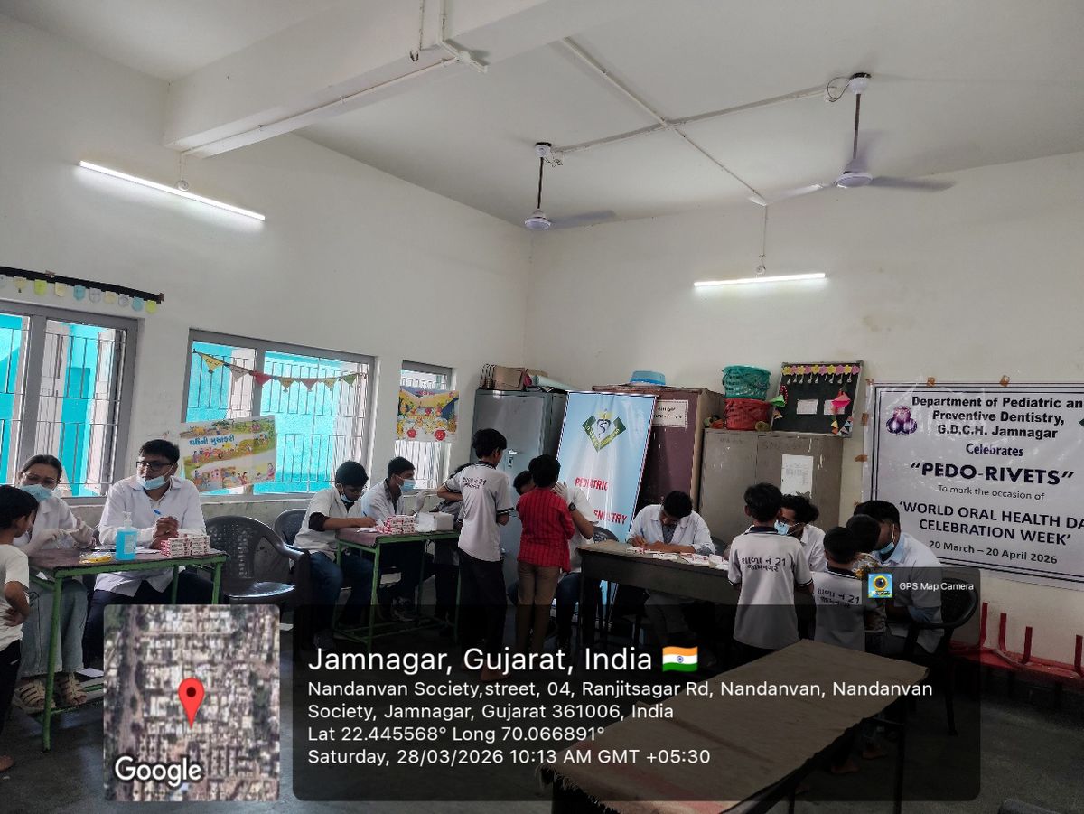School dental camps conducted by the Department